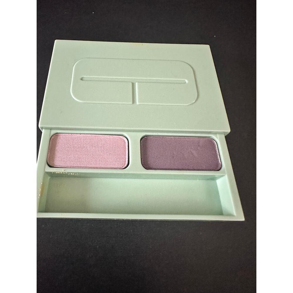 NOS VTG Clinique Pair of Shades Eye Shadow Duo Twilight Mauve and Brandied Plum